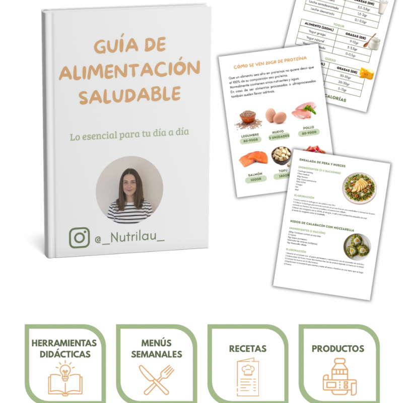 Guía sobre alimentación saludable